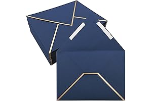 5x7 Graduation Envelopes: Blue Self-Seal Envelopes for Graduate Announcements