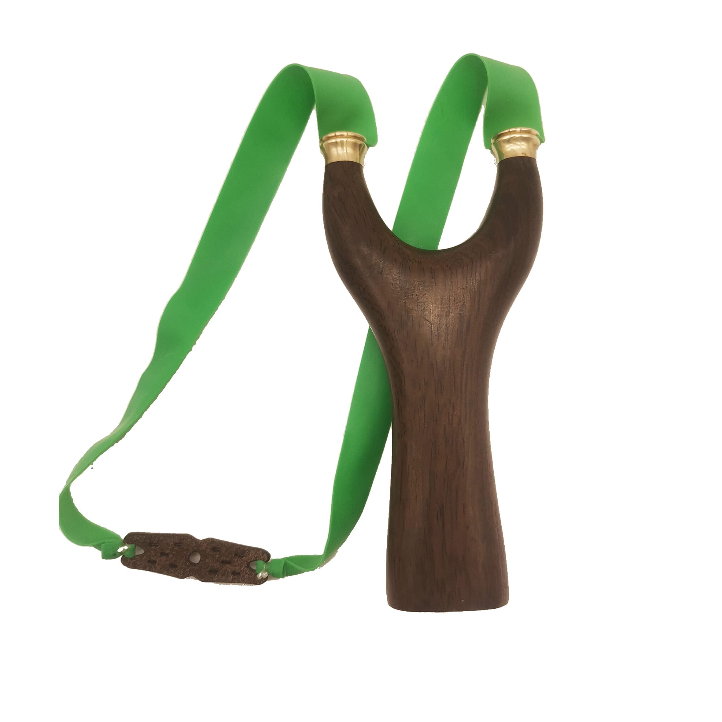 JVRAUBOEP Slingshot Hunting Nature Ebony Wooden Carved Hunting Slingshoot Catapult Slingbow Outdoor 1 pc