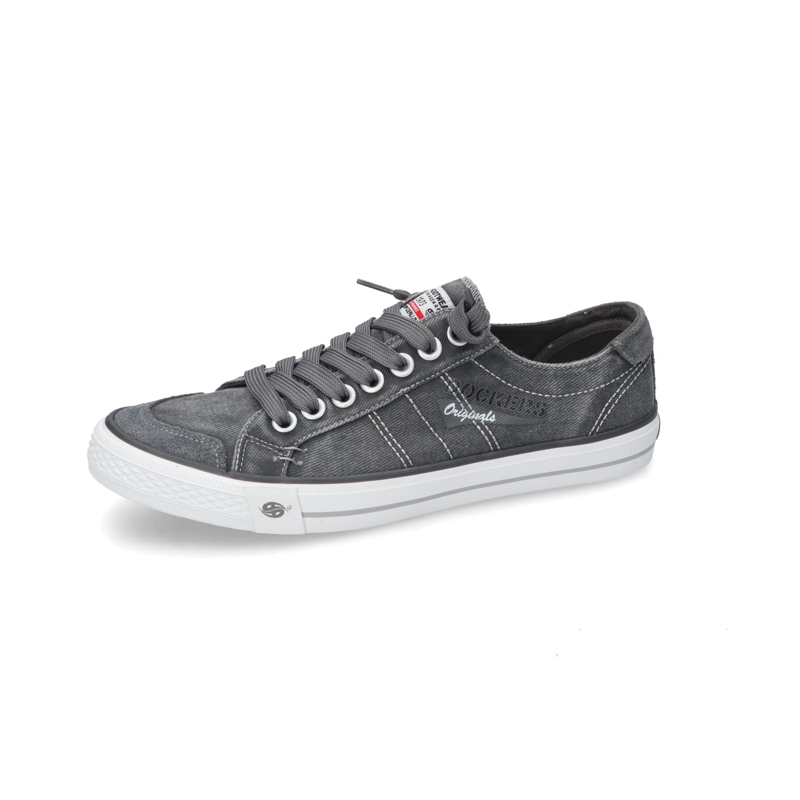 Dockers by Gerli Herren Low-Top Sneaker, Männer Halbschuhe,Strassenschuhe,Sportschuhe,Freizeitschuhe,Turnschuhe,Laufschuhe,grau,49 EU