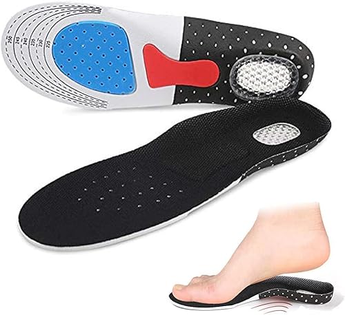 インソール 中敷き 衝撃吸収 通気 消臭 抗菌 偏平足 人体工学 3D 低反発 クッション アーチサポート 疲労軽減 スポーツ ワーク 立ち仕事用 スニーカー ブーツ 靴ケア用