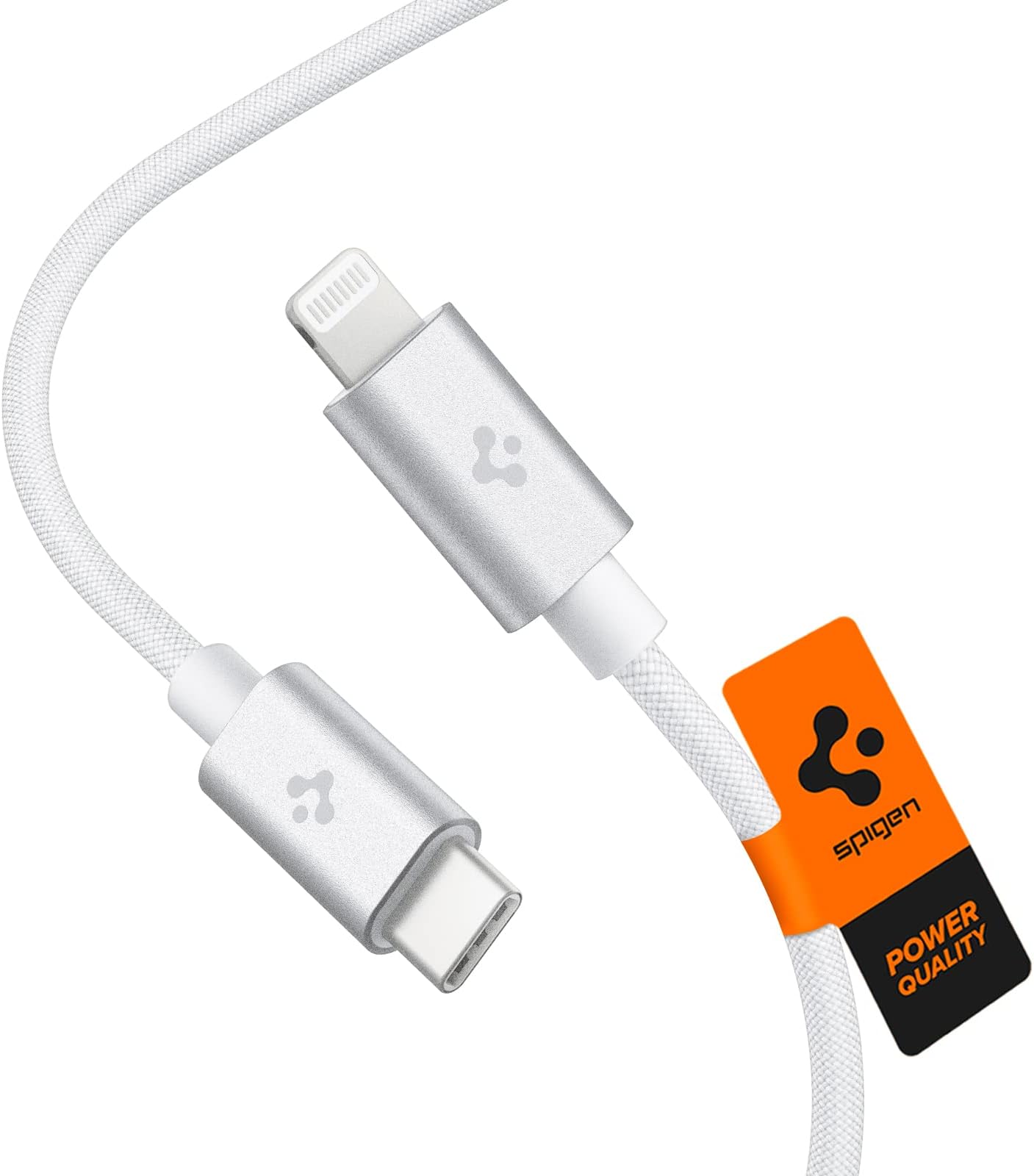 Spigen for USB C to Lightning Cable, ArcWire 6.6ft MFi Certified PD Charger Fast Charging Compatible with iPhone 17 16 15 14 13 12 Plus Pro Max Mini iPad AirPods