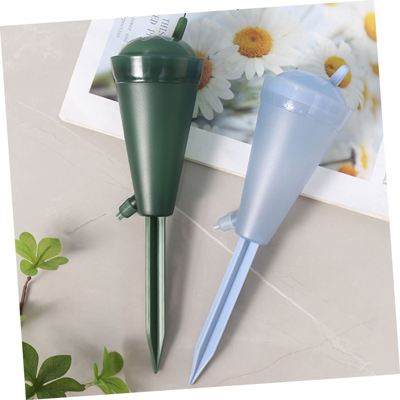 UPKOCH 2 Set Dispositivi Irrigazione Automatica per Piante Punte Autoirriganti Regolabili per Piante Idroponiche 2 Pezzi*2