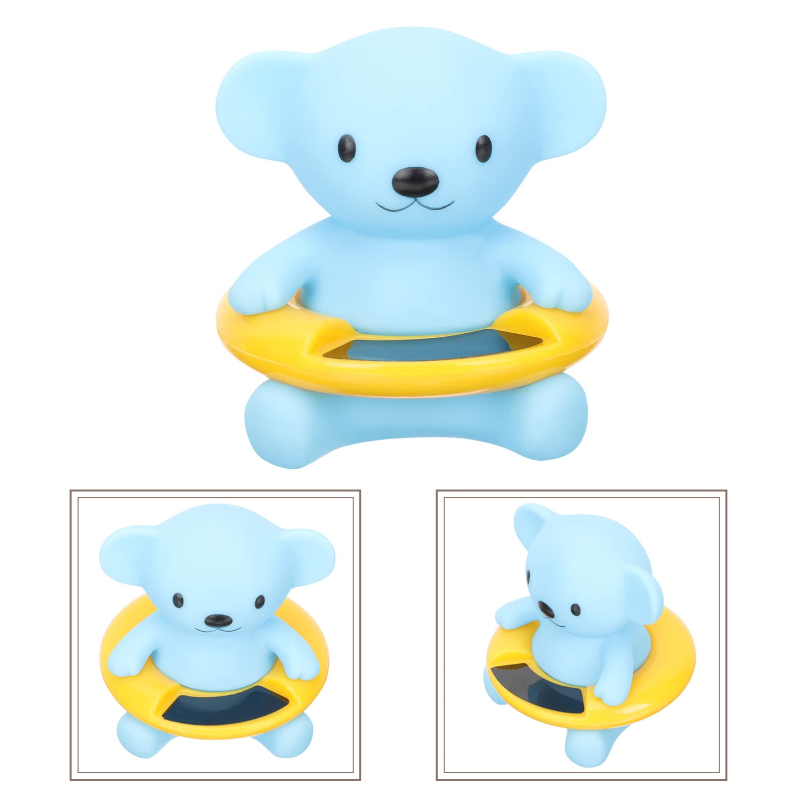 Cabilock Thermomètre De Bain 3 Pièces Thermomètre à Température De Cuve De Flottant pour De pour Bébé De Bébé Gel De Silice Tout-Petit Dessin Animé