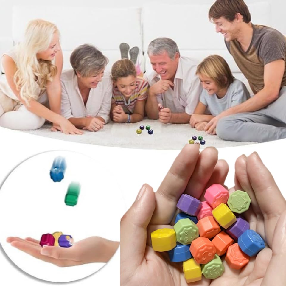 3 Sets Gonggi Korean Game, Gong Gi Korean Traditional Game, Gonggi Stones Catching Game for Men Women, Hand Eye Coordination Training Toy, Travel Gonggi Set for Party