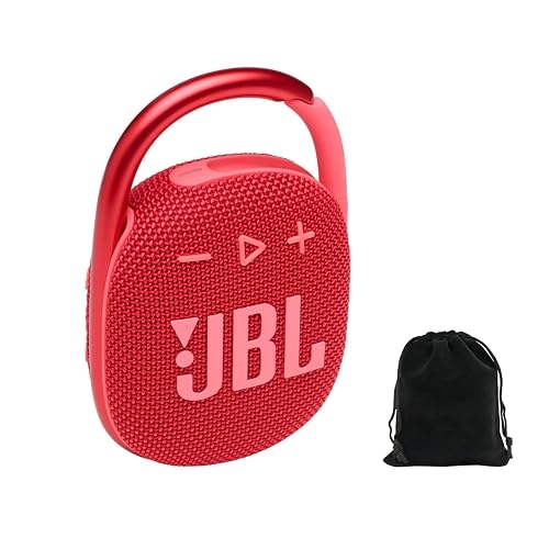 JBL Clip 4 Portable Bluetooth Speaker (Red)