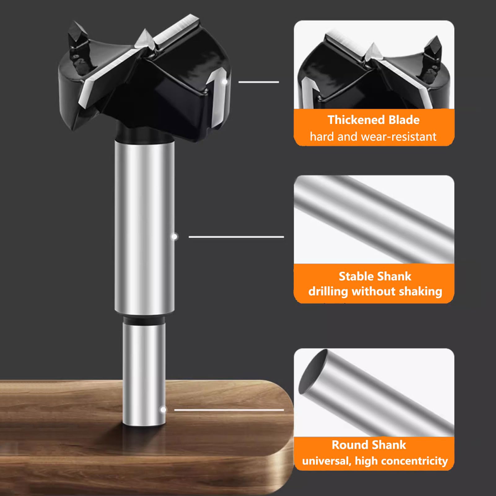 Uxcell Forstner Drill Bits 75mm, Tungsten Carbide Wood Hole Saw Auger ...