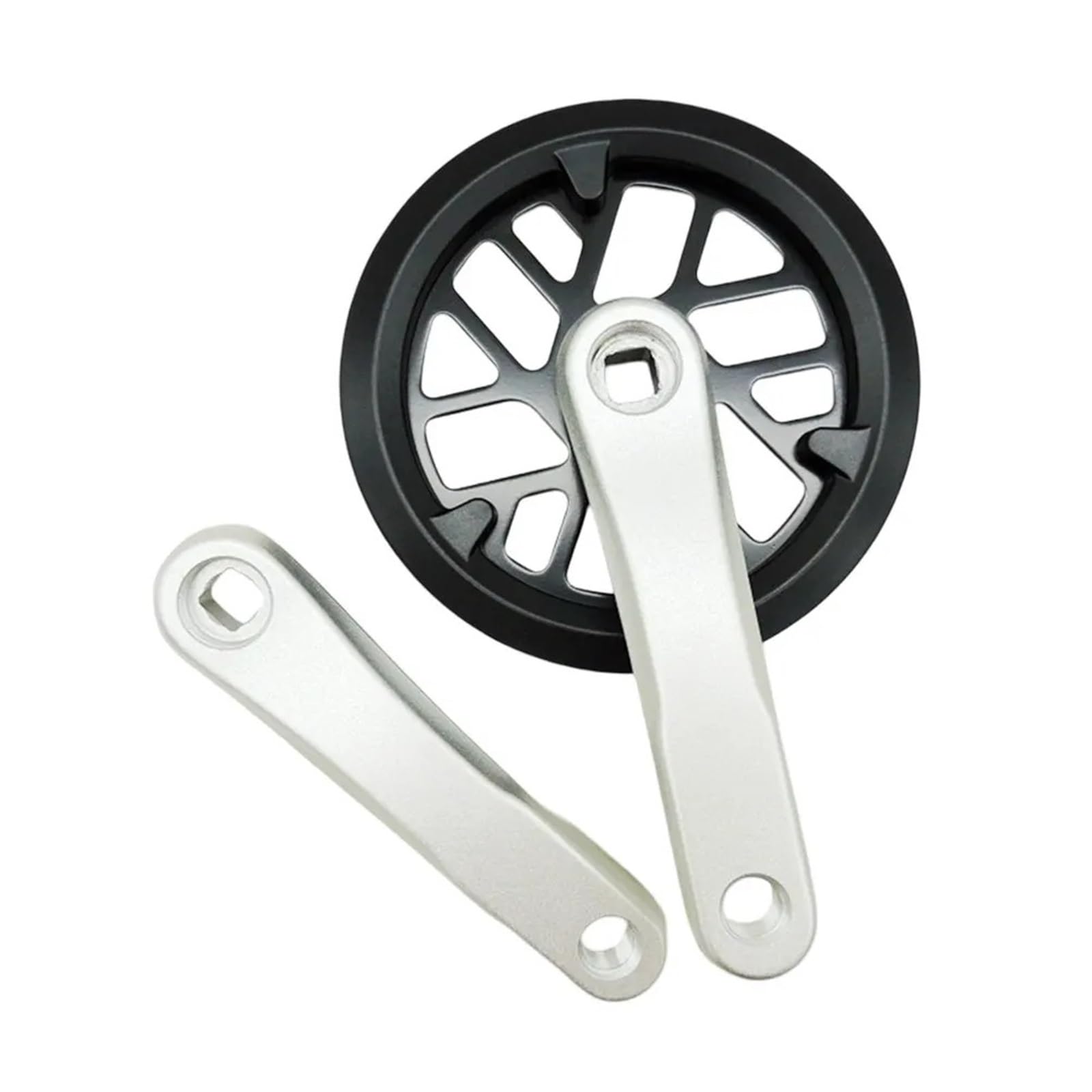Mountain Bike Guarnitura Pieghevole Della Bicicletta Corona 32T 127/140/152mm In Lega di Alluminio Singola Velocità Variabile Manovella Per Mountain Bike Strada Bicicletta