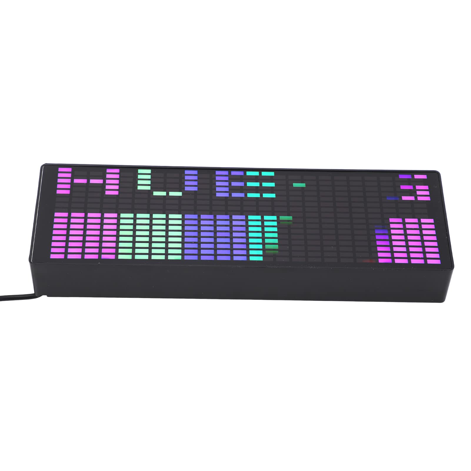 Wyświetlacz widma muzycznego RGB LED analizator widma audio wizualizator 384 diody LED 20 efektów dynamicznych dla głośnika muzyka samochodowa w domu