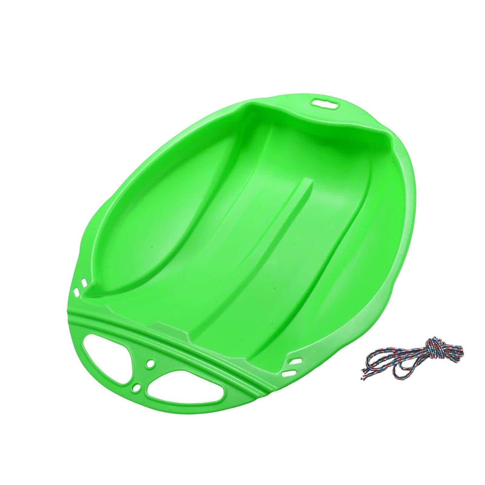 Menolana Snow Sled Sledge Winter Toy Grass Sand Sliding Sled Large with Handle Downhill Sled Snow Luge for Children Kids Boys Girls