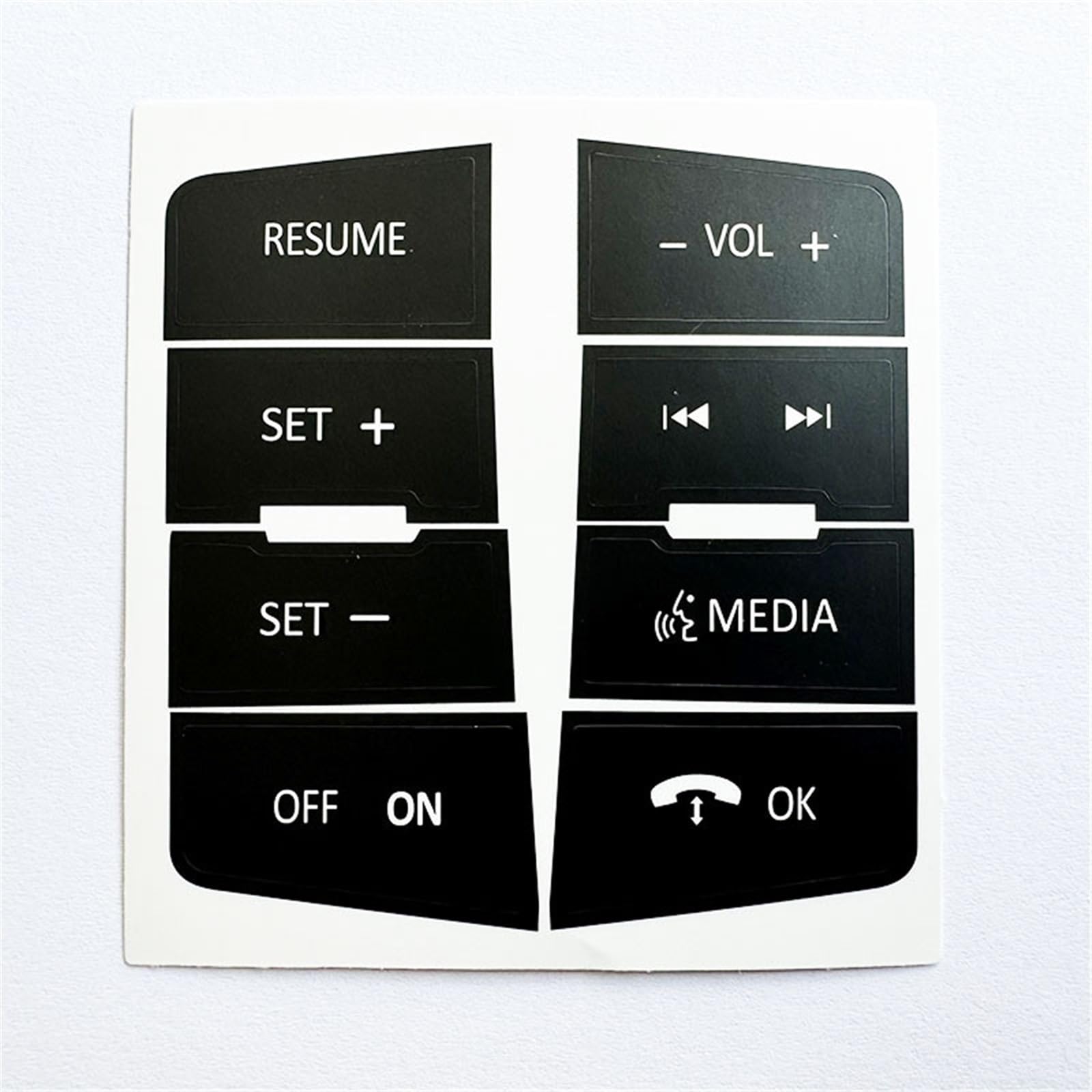Repair Patch Compatible with Focus 2008 2009 2010 1PC PVC Car Stickers Stickers Decals of Repair Sticker for Steering Wheel Control Buttons