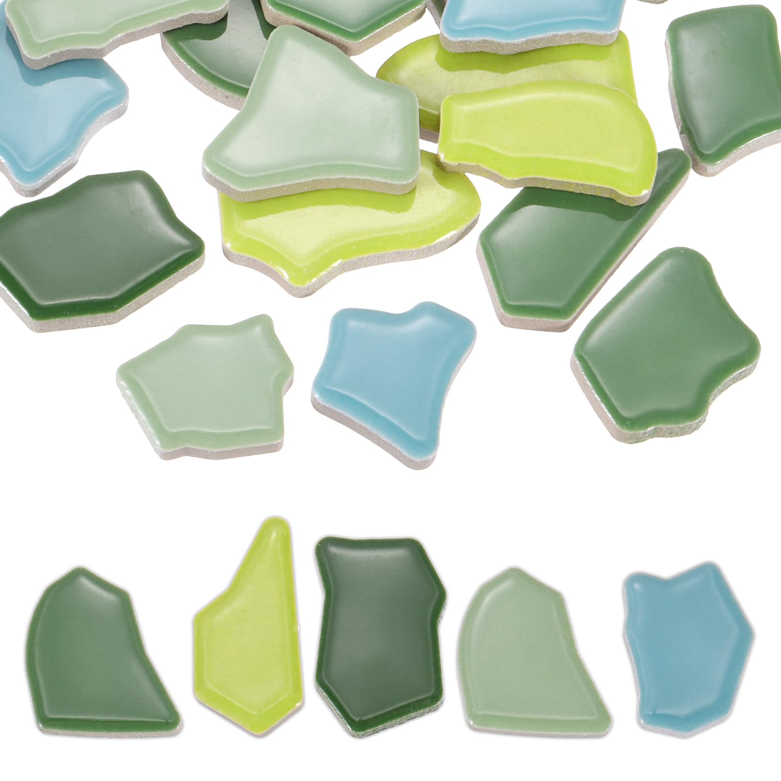 PATIKIL 250g/0.55LB Irregular Ceramics Mosaic Tiles