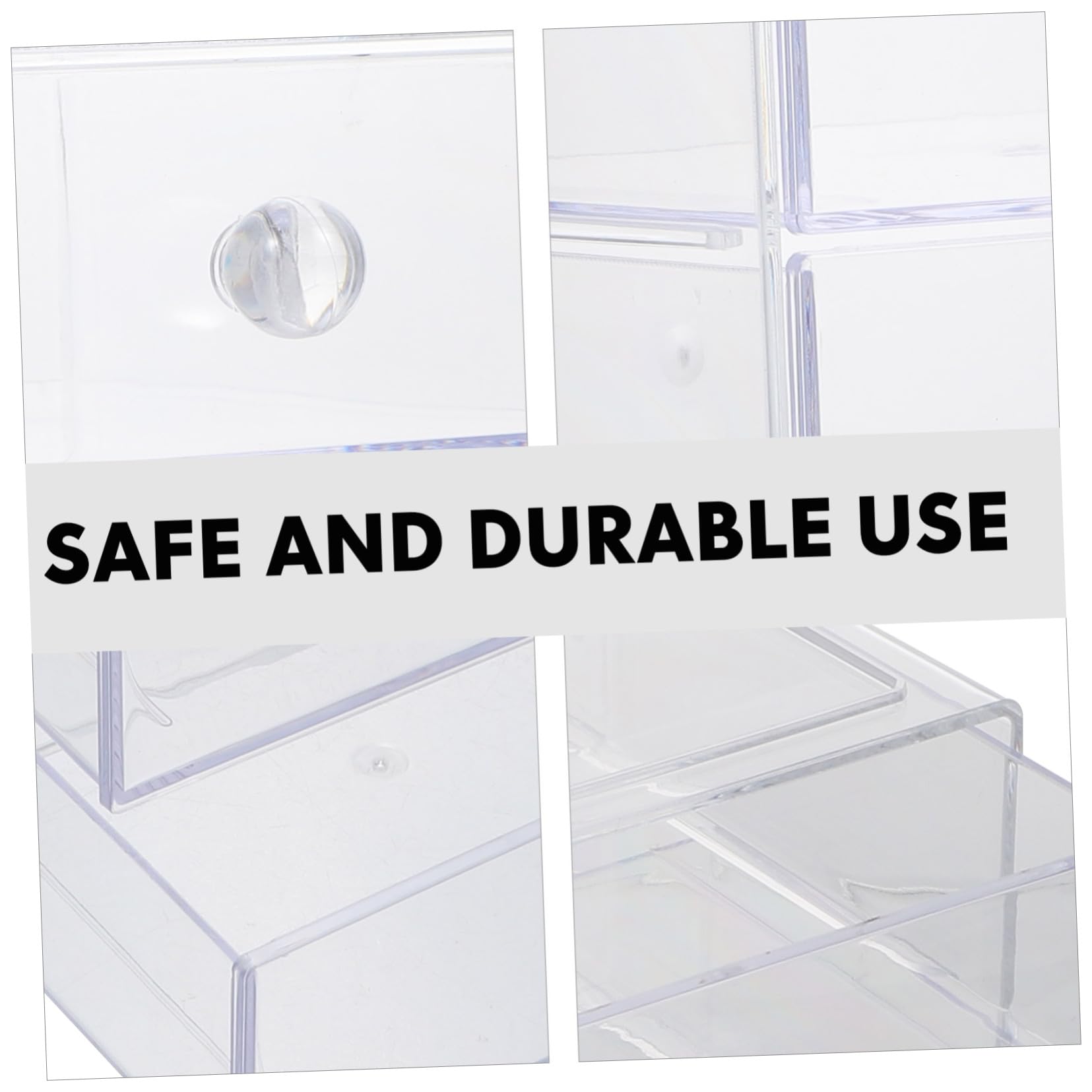 Caja de Almacenamiento de Cosméticos Cajón de Acrílico Transparente
