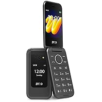 SPC Wild – Telefono 4G di base per disconnessione digitale e prima connessione sicura | Fotocamera, doppio schermo, pulsante SOS e batteria da 7 giorni | Nero