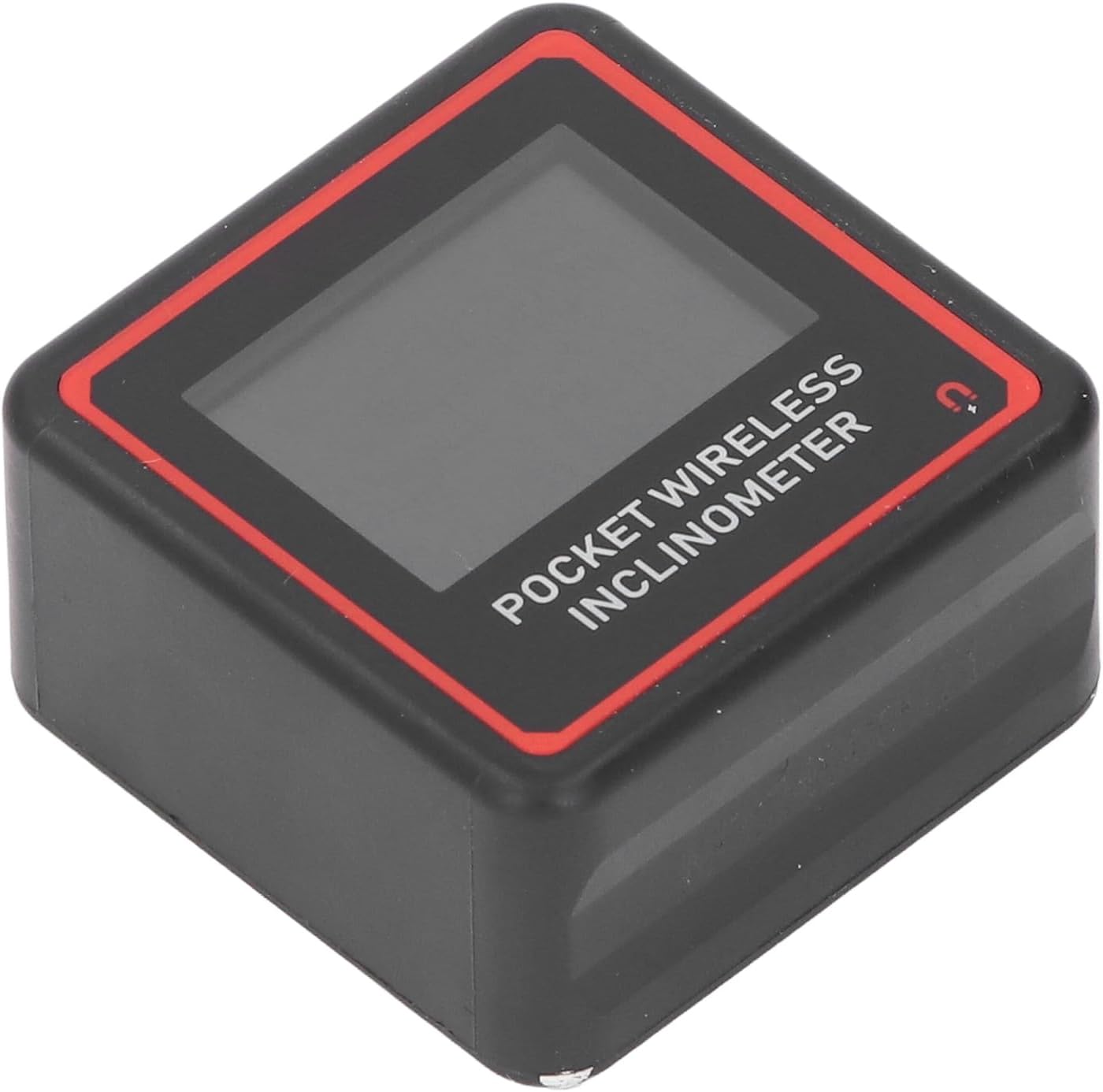 Digital Inclinometer Angle Finder Electronic Protractor 4x90 Degree Measurement Range Pocket Level with VA Screen Magnet Base for Construction Engineers Carpenters ABS Material