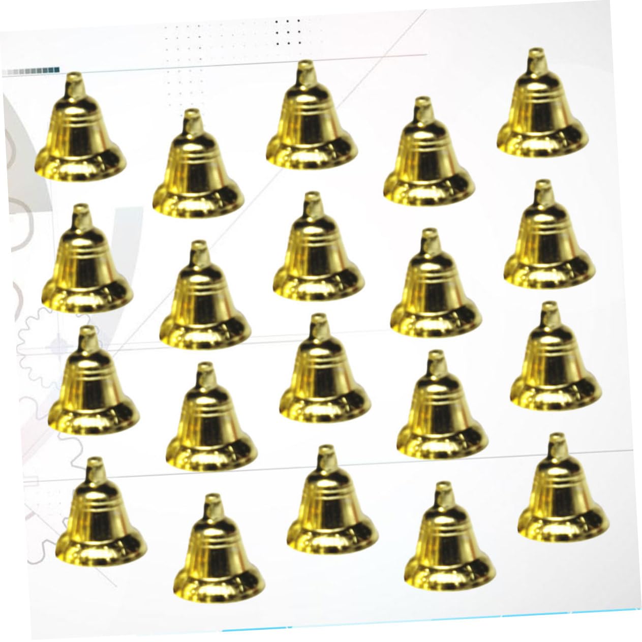 Campanas de Navidad,Adornos navideños Believe Bell 30 Piezas de Manualidades for Campanas navideñas, Campanas Colgantes