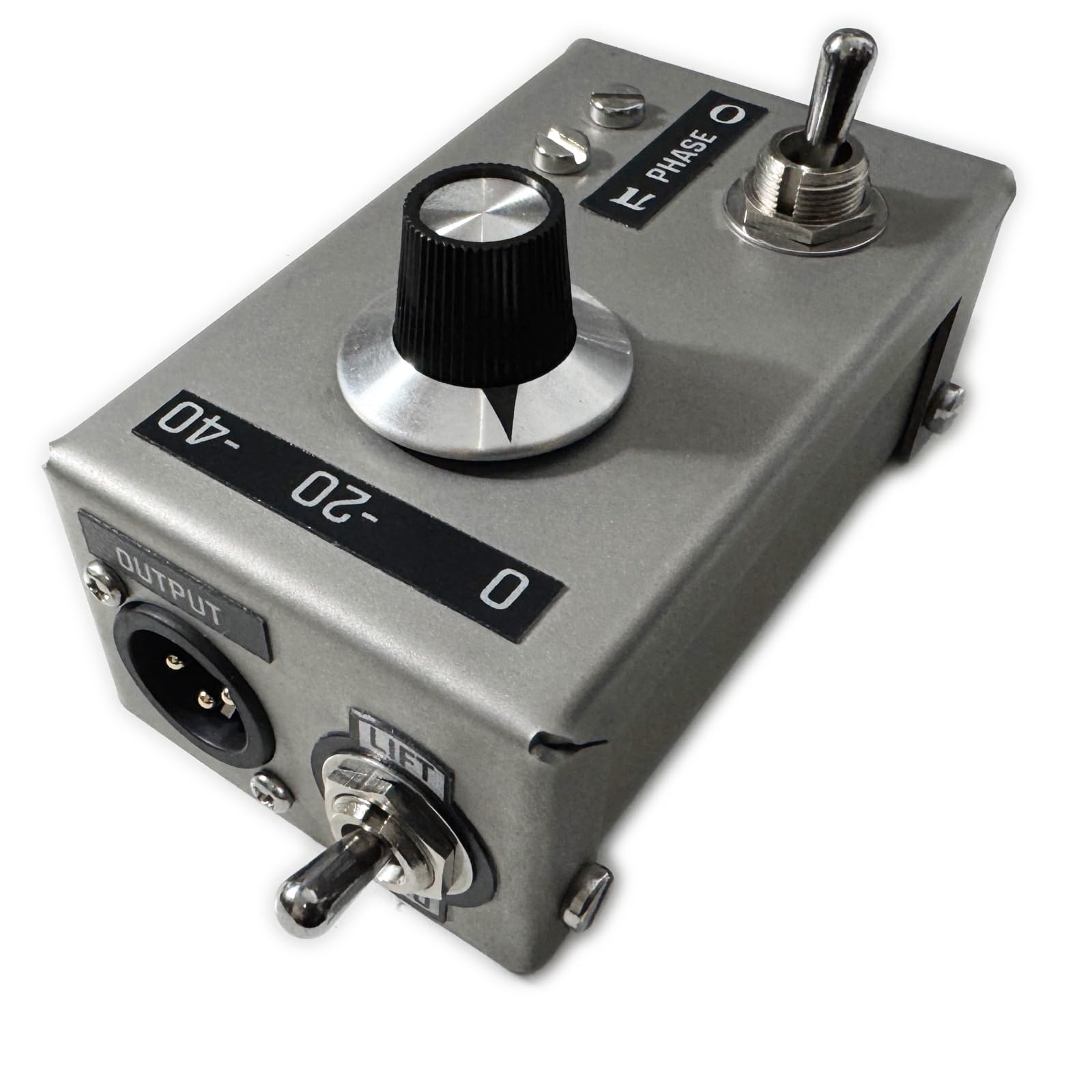 Hand-Made Guitar Effect Pedal High-Performance DI Passive Direct Box Unit Hum Eliminator w/Input Attenuator, 1/4'' Impedance Transformer Connector to Balanced & Unbalanced XLR : Musical Instruments
