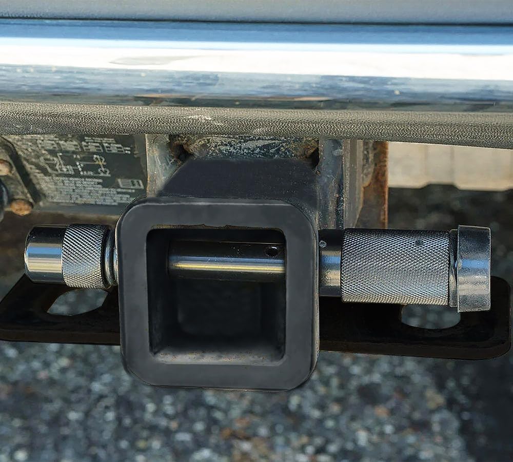 Mytee Products 2 Pack 1/2" Hitch Pin with Lock, Keyed Alike, Fits 1-1/4" Receiver | Trailer Hitch Receiver Pin Lock for Hitch Bike Rack Tray Ball Tow Rope for Trailer Truck Car Boat