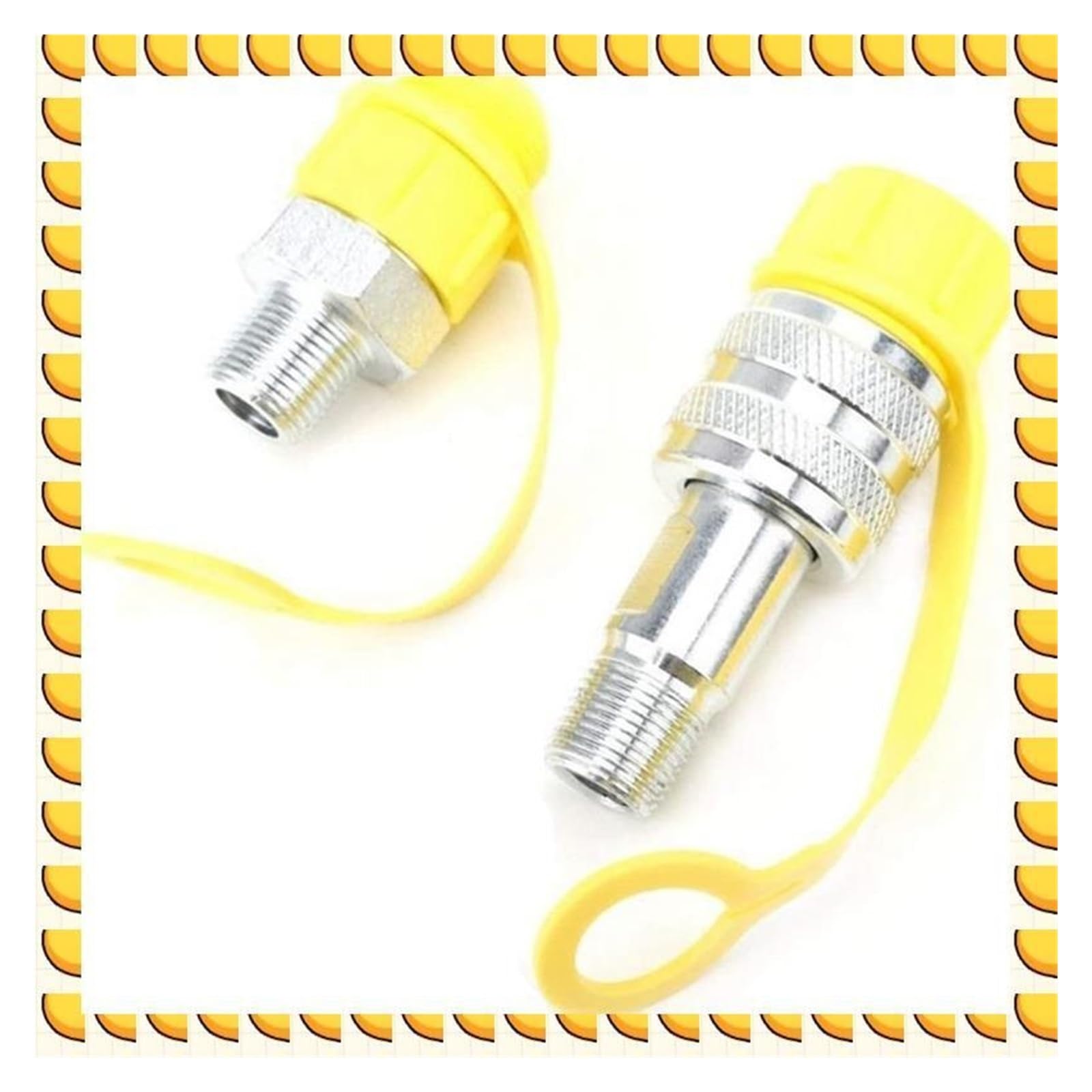 1 jeu de raccords hydrauliques, connecteur rapide 3/8 for tube haute pression, mâle et femelle