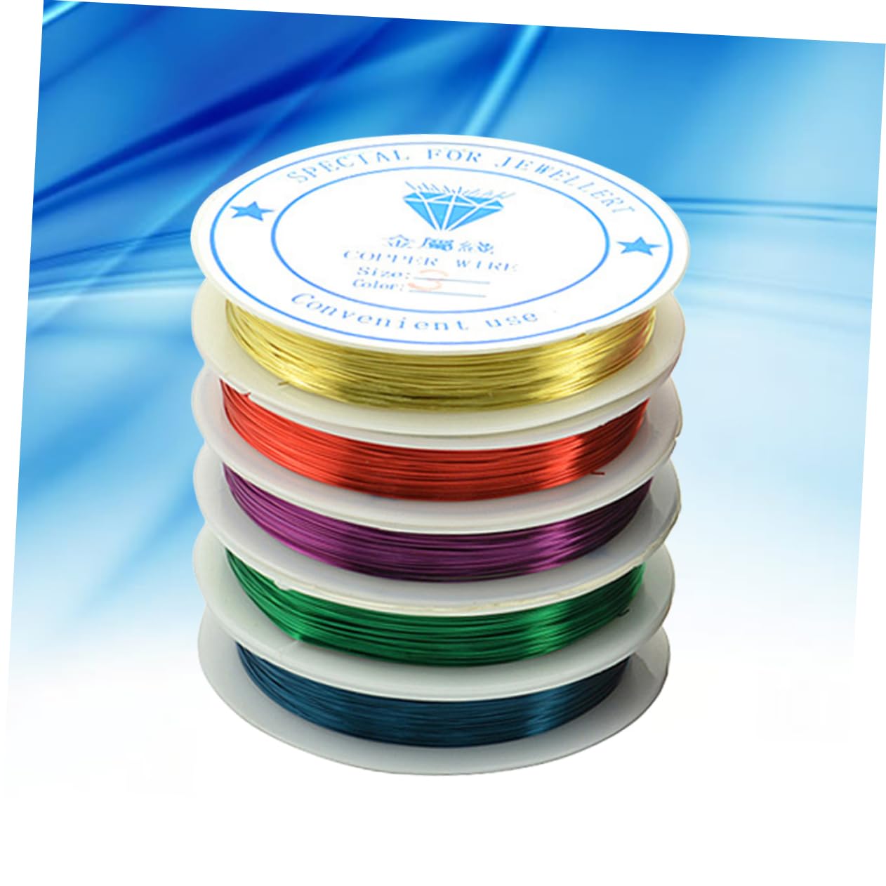 Anneome 15rotoli Rame Per Bigiotteria Per Flessibile e Versatile Per e Decorazioni Per e