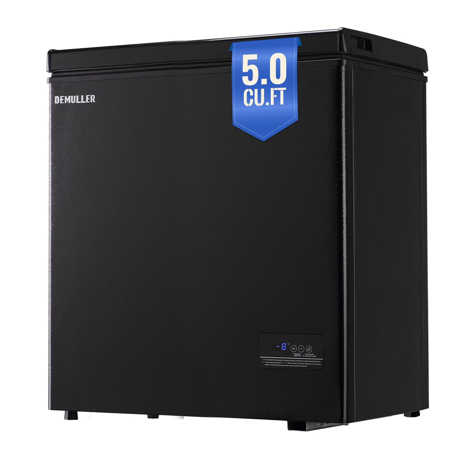 Demuller ANHUI-GAO-FREEZER-5.0B 3.9 cu ft Chest Freezer Black