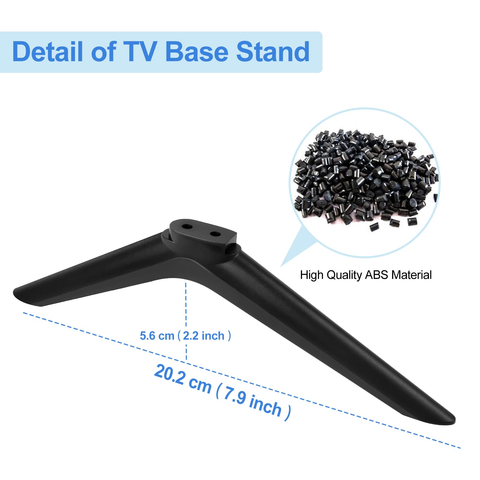Amazon | Maozhren テレビスタンドベース ハイセンス テレビ脚用