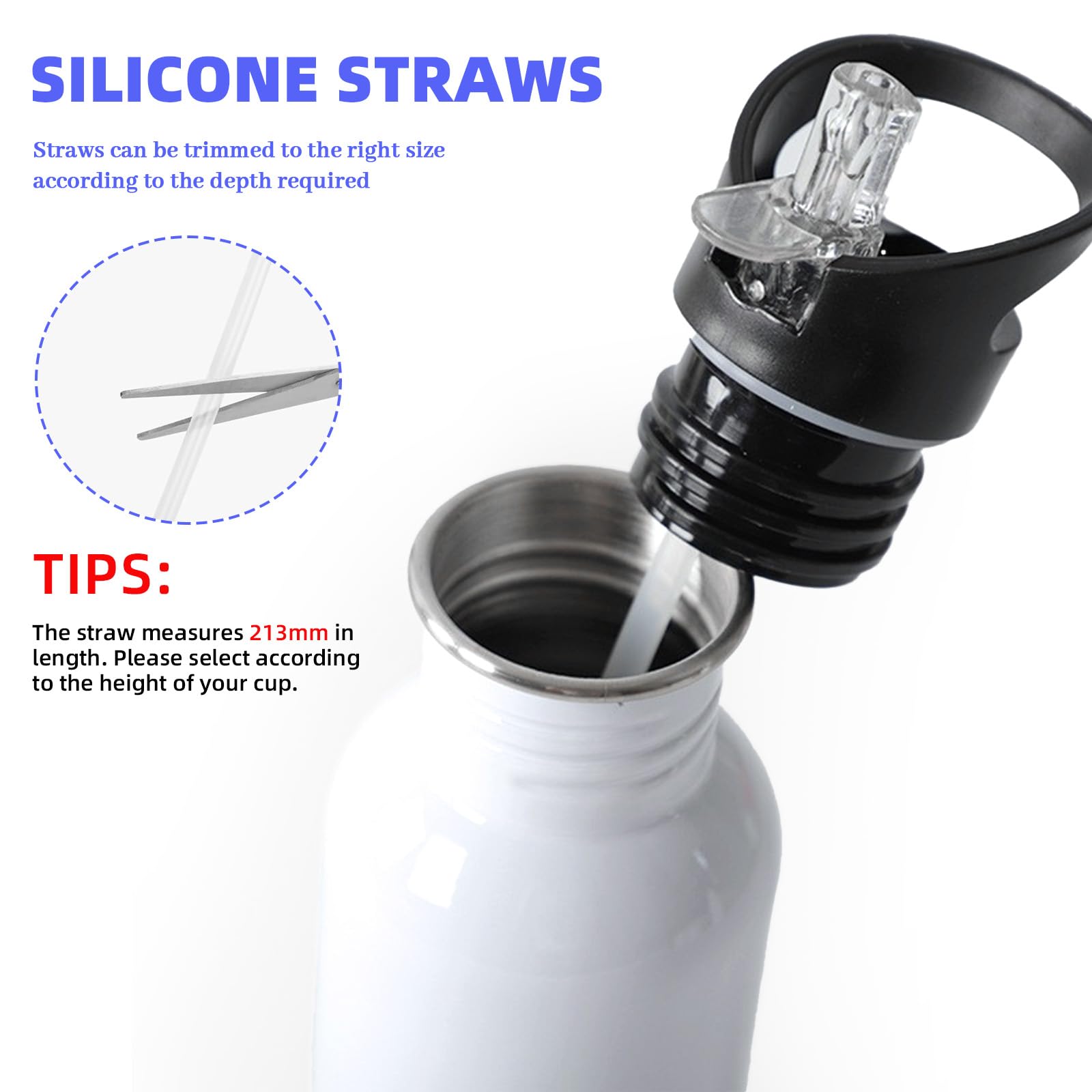 6 Pz Guarnizione Bottiglia D'acqua Di Ricambio Per Sigillo A - Foto 14