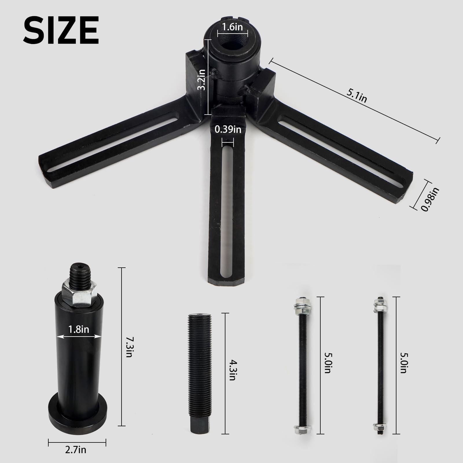 Separador divisor de cárter y herramienta de extracción de caja de manivela compatible con motocicleta, moto de cross, ATV, cárter de 2 tiempos o 4 tiempos
