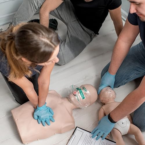 Miniatura 4 de Mini botiquín de primeros auxilios  llavero de bolsillo y cinturón elástico y un par de guantes desechables para viajes, hogar, campamento,