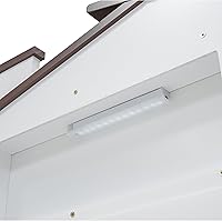 Vista 98 de Modern Full Size Platform Bed Storage Headboard and Safety Guardrail for Kids, Function Wood Platform Bed Frame with Built-in LED Light for Boy