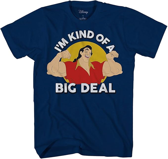 Amazon ディズニー 美女と野獣ガストン ディズニーランド ワールドtシャツ ファニーアダルトtシャツ グラフィックtシャツ メンズ Tシャツ服 ネイビー S Tシャツ カットソー 通販