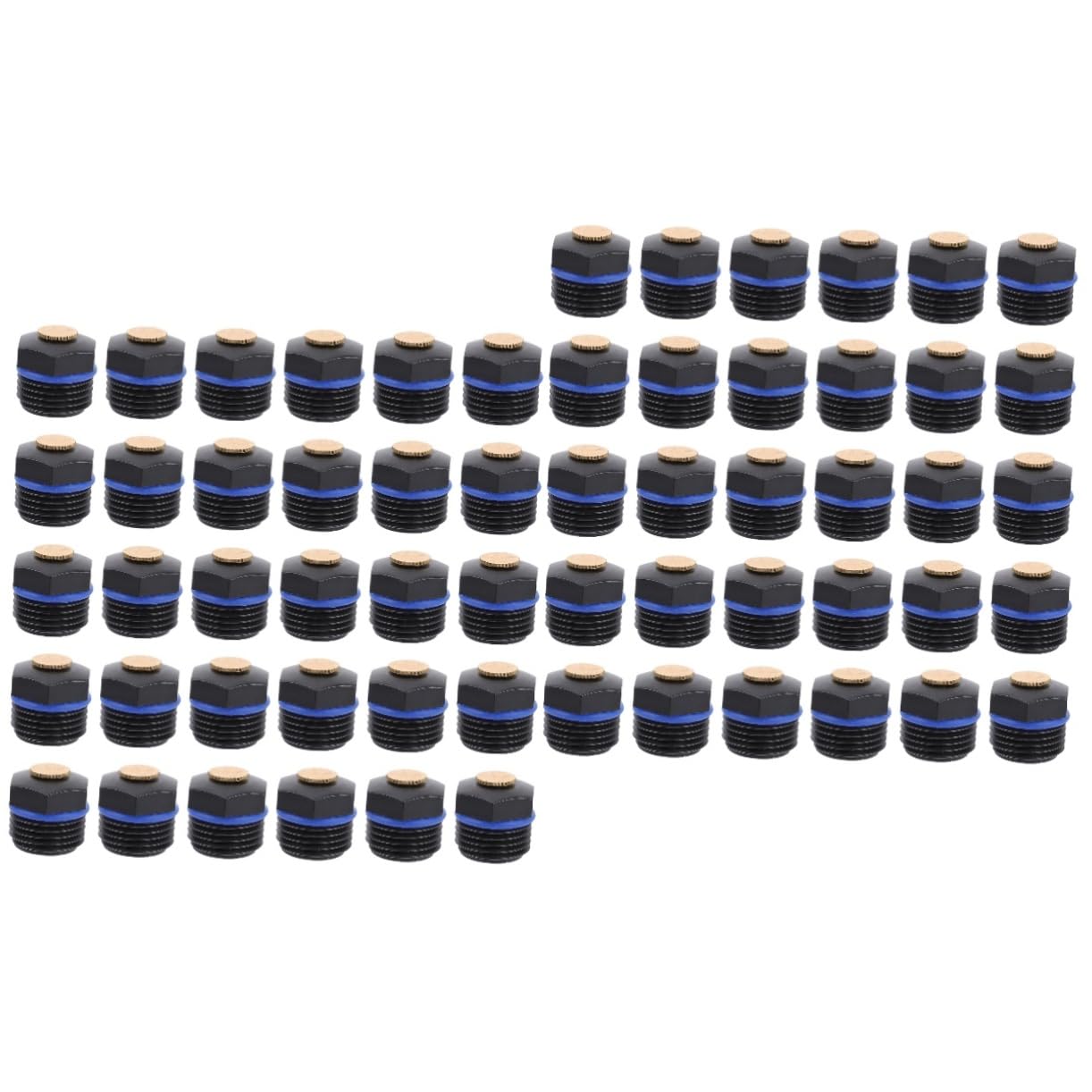 YARNOW60 Pcs Nozzle Bottle Sprayer Agricultural Sprinkler Mini Accessories Hose Sprayer Head Garden Watering Sprinkler Brass Fittings Sprinkler for Farm Lawn Sprinkler Plastic Desktop