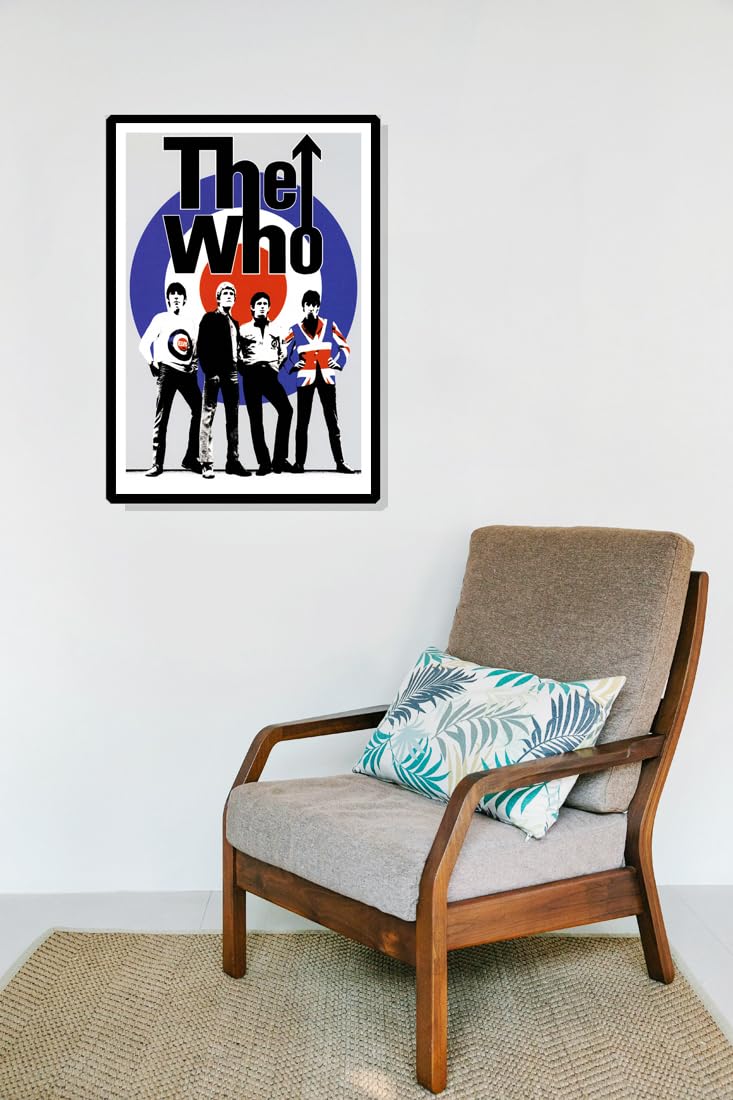 Amazon.com: The Who Poster, Bullseye, Legendary Rock Band, Rock