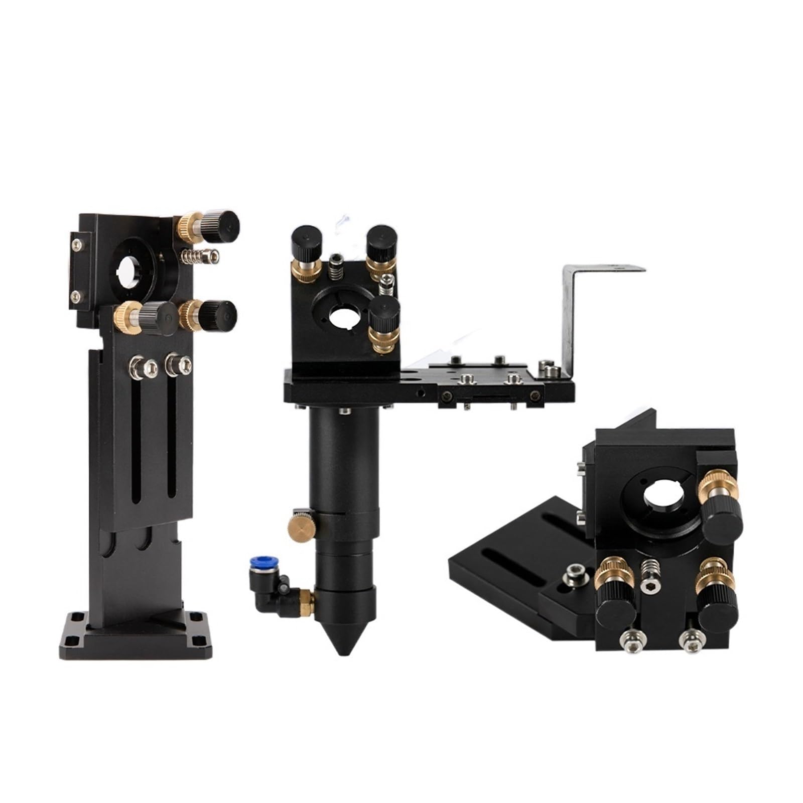 CO2 E Series Laser Head Set with Lens D20mm FL50.8 & 63.5 & 101.6 Mirror 25mm for Laser Engraving Cutting Machine