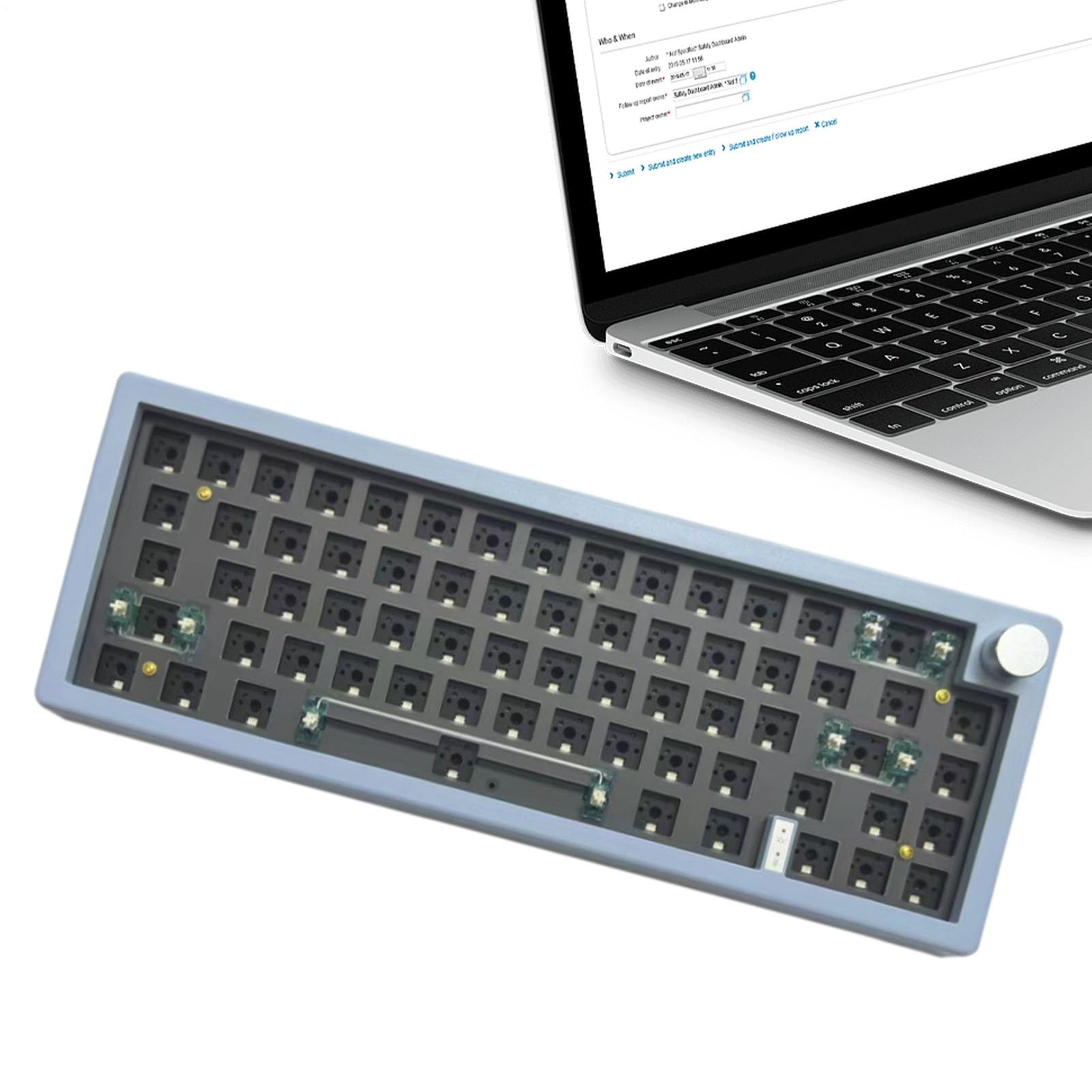 Tastiera cablata per, tastiera retroilluminata RGB, meccanica | cablata, layout compatto a 67 tasti con del volume, LED per ufficio, stanza, uso Internet Cafe