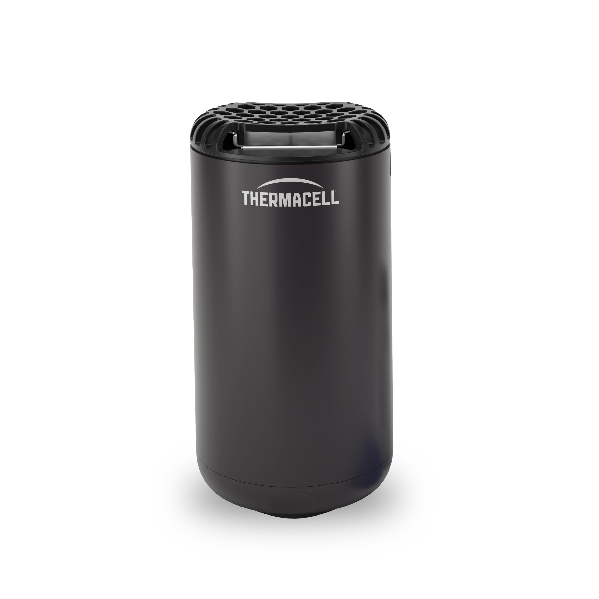 Thermacell Mückenabwehr Protect Basisgerät ohne Wirkstoffplättchen, innovatives Mückenschutz Standgerät in modernem Design, für Garten, Terrasse und Camping, Graphit