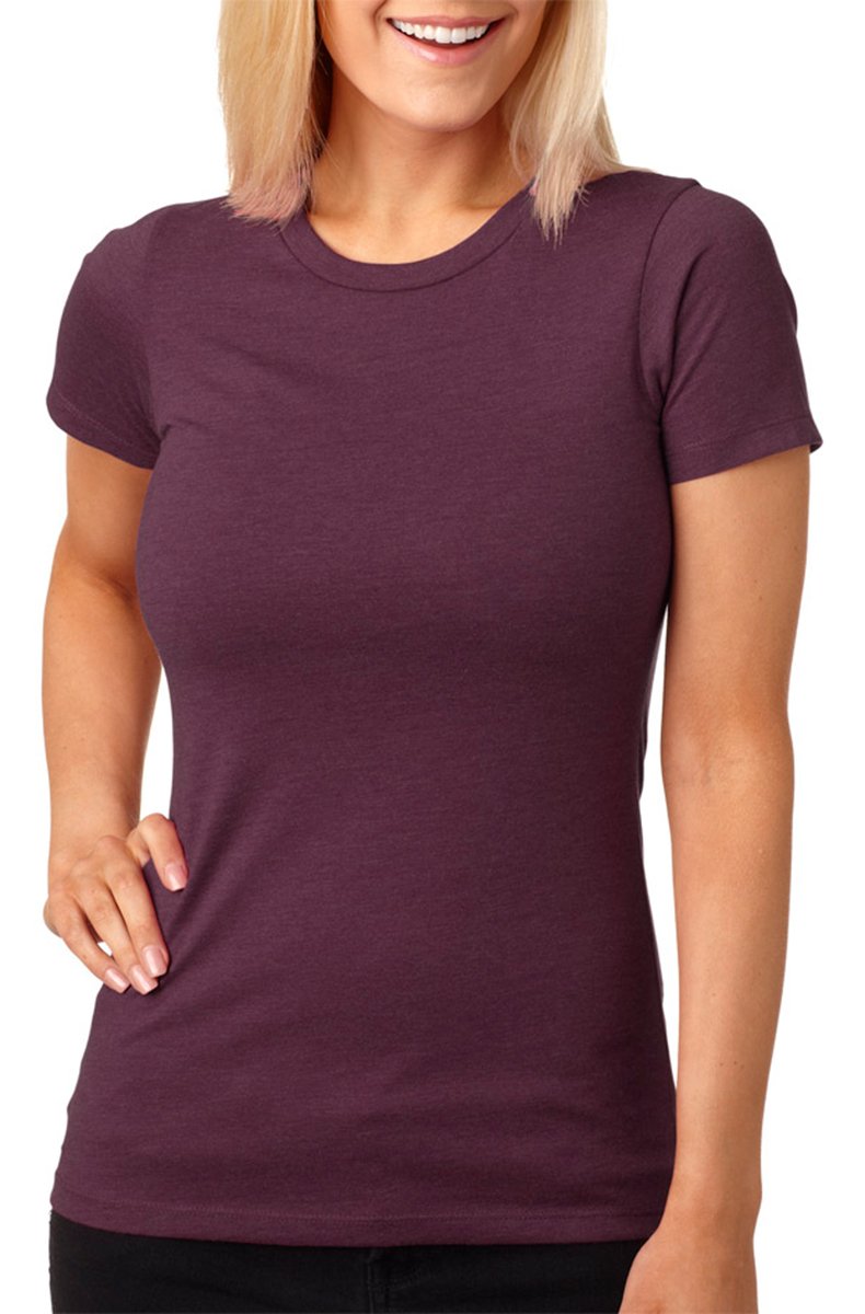 Next Level Ladies CVC Crew - Plum 6610 XL