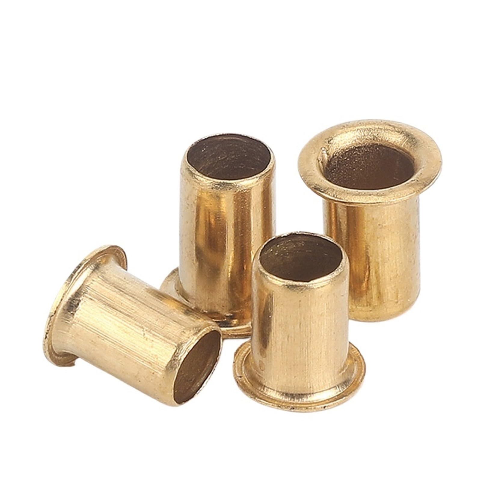 GB876 M0.9 M1.3 M1.5 M1.7 M2 M2.5 M3 M4 M5 M6 Brass Copper Hollow Rivet Circuit Board PCB Nails Through-Hole Tubular Rivet Nuts(M3 (100pcs),6mm)