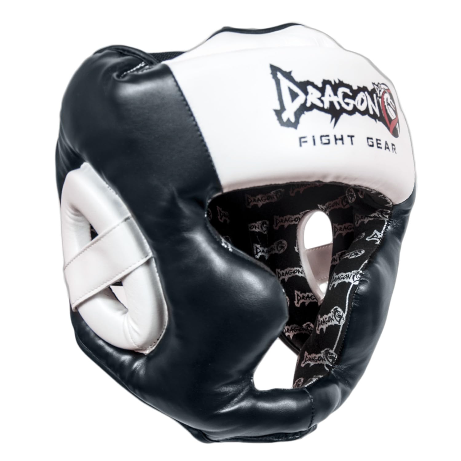 Dragon do 11745-P Kopfschutz mit Wangenschutz – Professioneller Sparring Helm für Kickboxen, Muay Thai & MMA – Verstellbarer Boxhelm, Stoßdämpfend & rutschfest – Schwarz (S, M, L, XL)