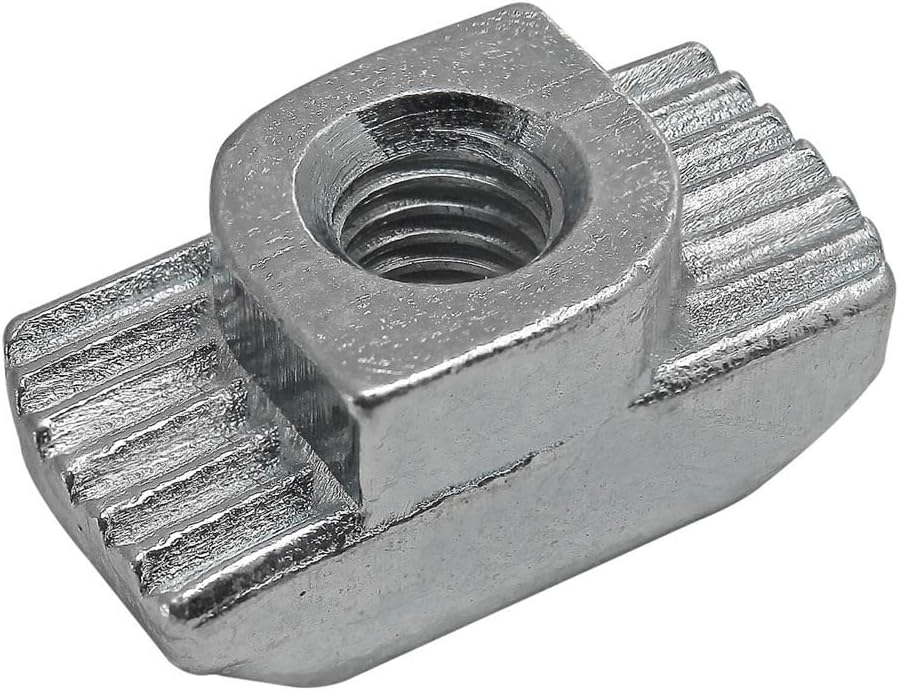 13127, 45 Series M5 x 0.8 Standard Drop in T-Nut Steel (10 Pack)