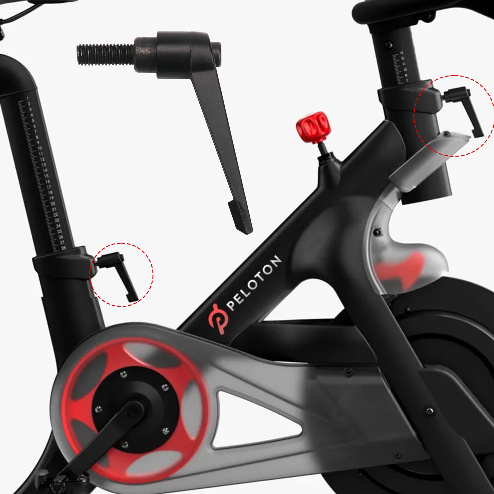 Exercise Bike Seat An Handle Height Bar Adjustment Lever Peloton