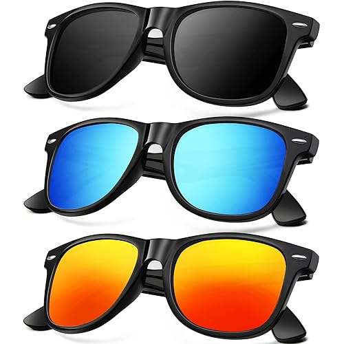 Sunglasses Men Polarized Sunglasses for Mens and Womens, Unisex Sun Glasses for Driving UV Protection Multi Pack Options