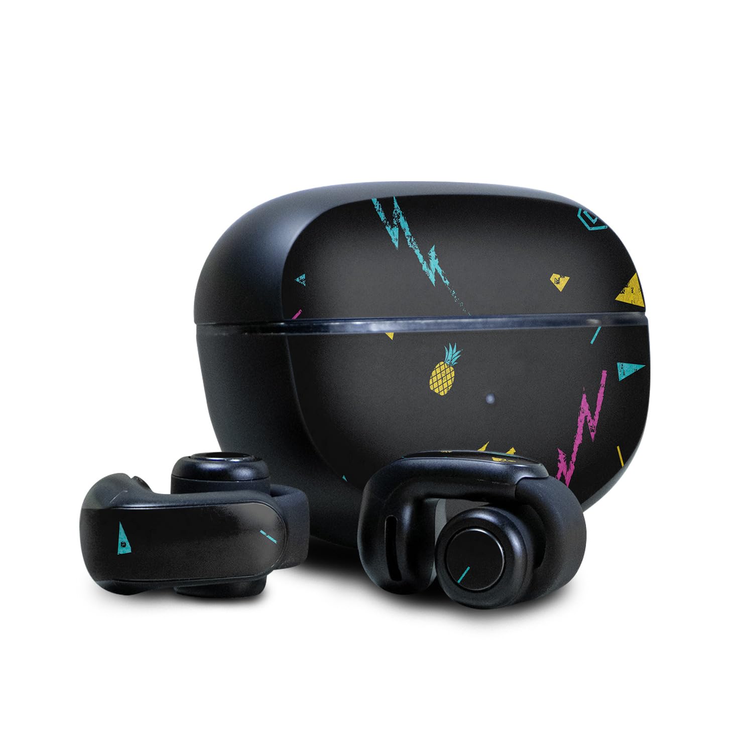 Skin Compatible with Bose Ultra Open Earbuds - Magic Pineapple - Premium 3M Vinyl Protective Wrap Decal Cover - Easy to Apply | Crafted in The USA by MightySkins