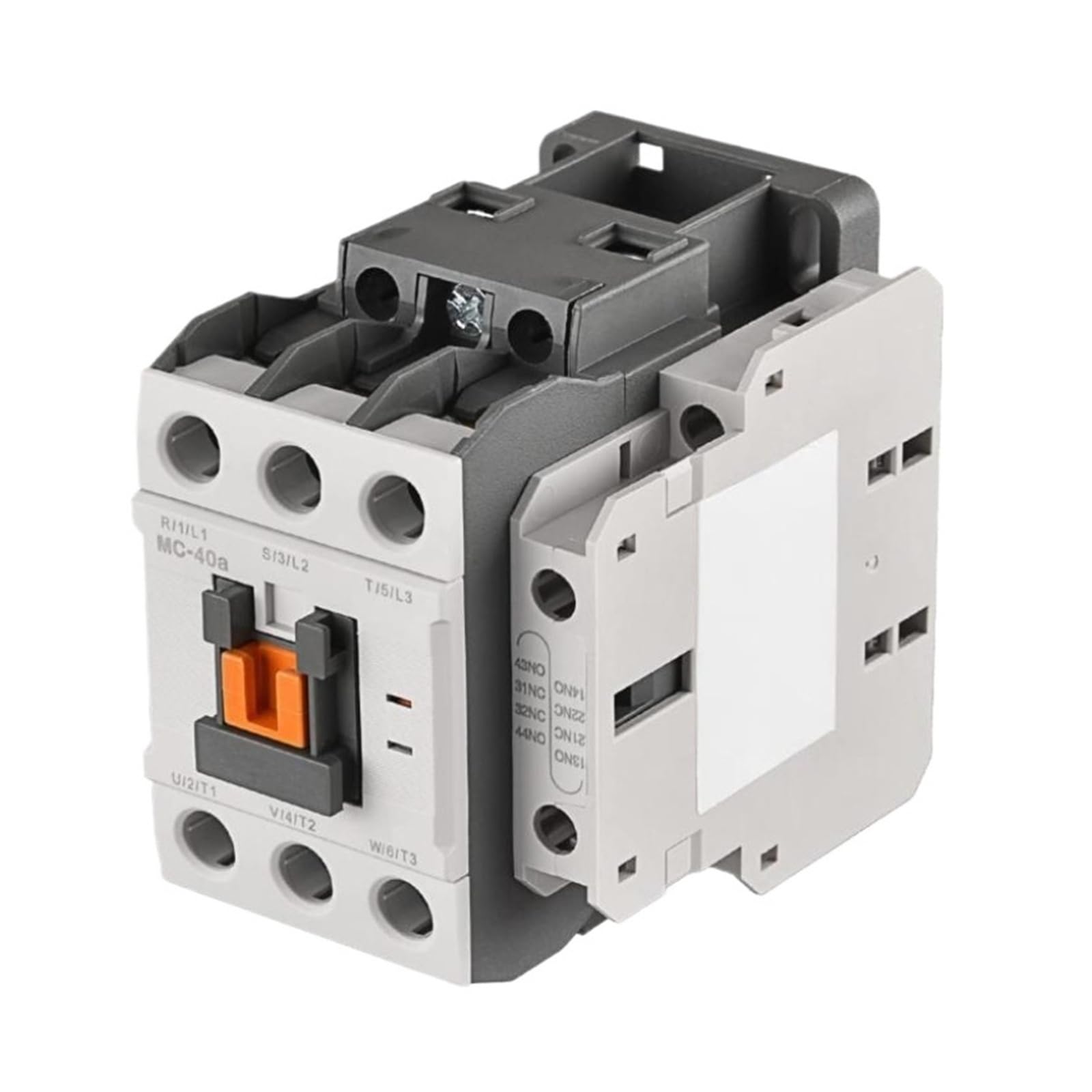 5 contactores de CA MC-40A, contactores de automatización Industrial de 24 V CA.
