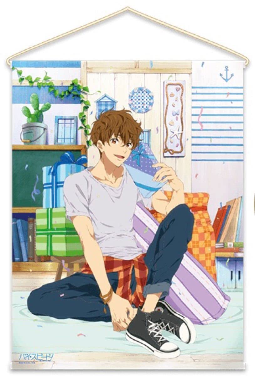 Amazon.co.jp: 桐嶋夏也 タペストリー ハイ☆スピード! Free! Birthday