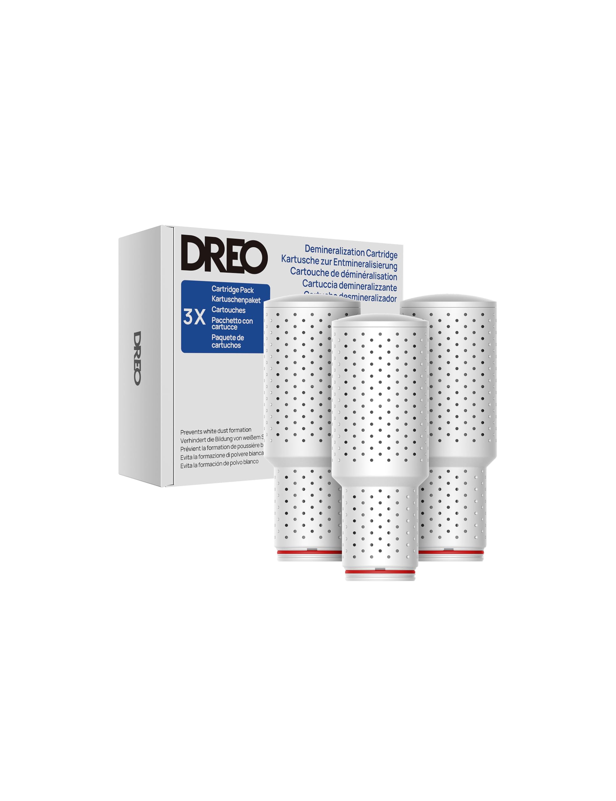 Produktbild von Demineralisierungskartusche Für Dreo Luftbefeuchter HM306/HM311/HM311S/HM524/HM524S – 4er-Pack, Gegen Kalk & Weißen Staub