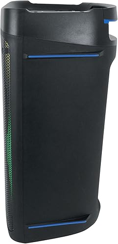 Miniatura 6 de Rockville BASS Party 65 - Altavoz Bluetooth de 1200 W, woofer dual de 6.5 pulgadas, 4 modos LED, entradas de micrófono y guitarra, conexión TWS,