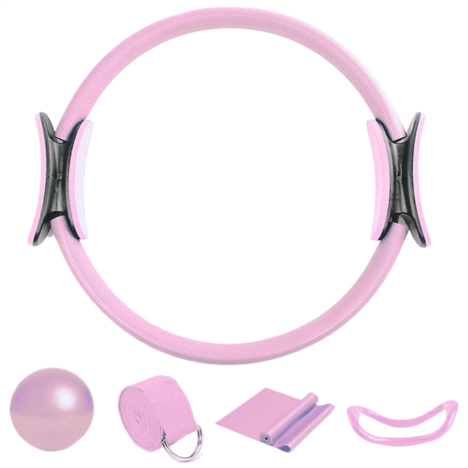 Set da pilates per la casa Better Me, Pilates Ring Set, 5 pezzi Pilates Essentials Kit, Pilates Cerchio Anello per gambe braccia e cosce perdita di peso