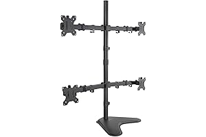 Mount-It! Quad Monitor Stand: The Ultimate Desk Organizer for Enhanced Productivity