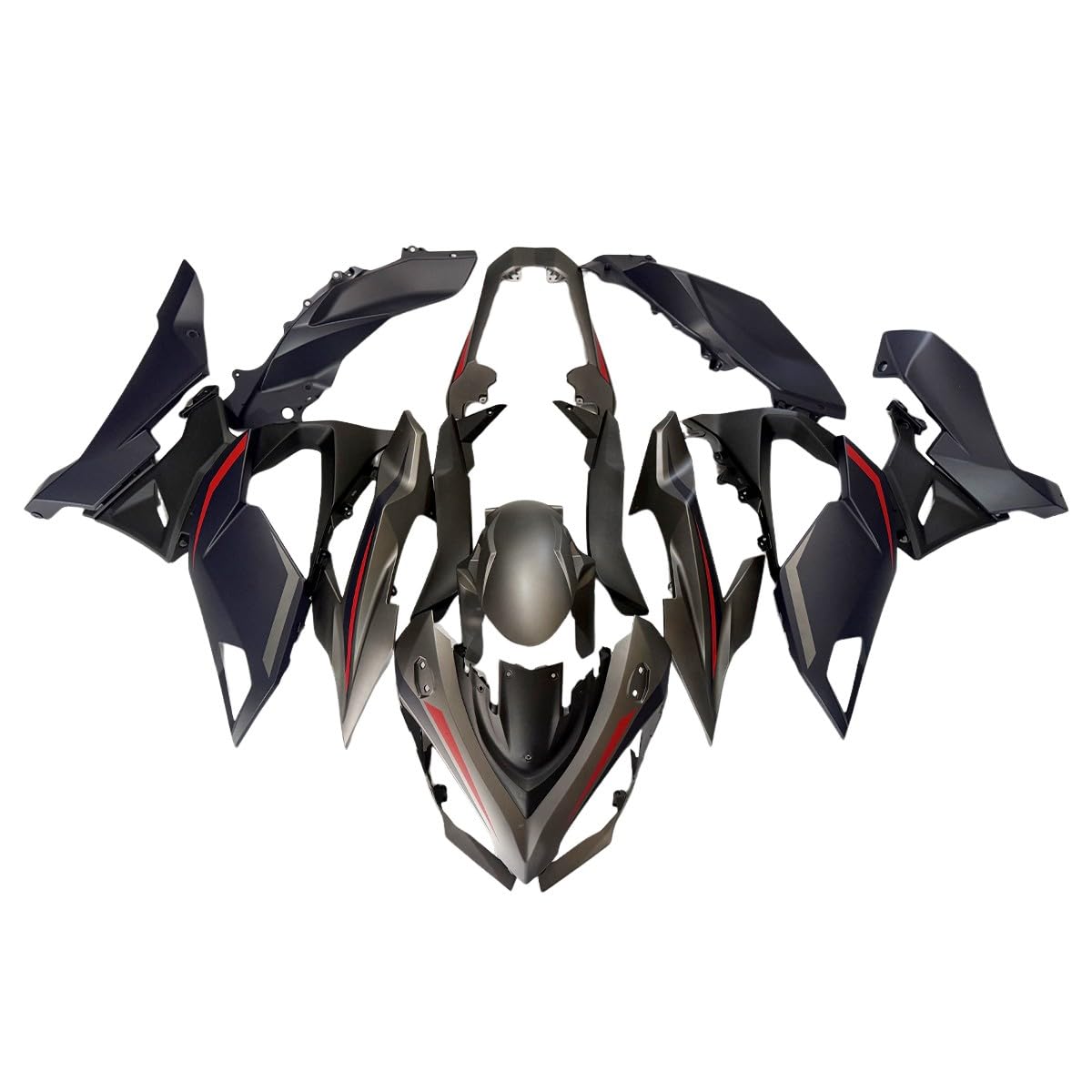 Green Black ABS Plastics Fairing Kit for Kawasaki Ninja 1000 Z1000SX 2020 2021 2022 2023 2024 2025 Sportbikes Injection Fairings Bodywork Body Kit Body Frame Cowlings