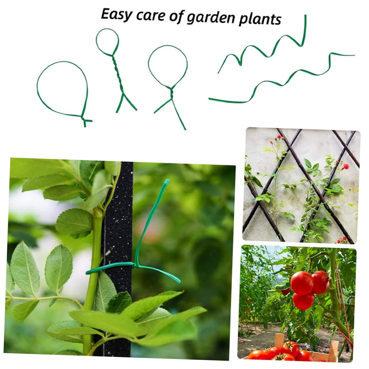 Yardwe 2000pezzi per Legature per Giardinaggio per Sostenere e Rampicanti e Flessibile